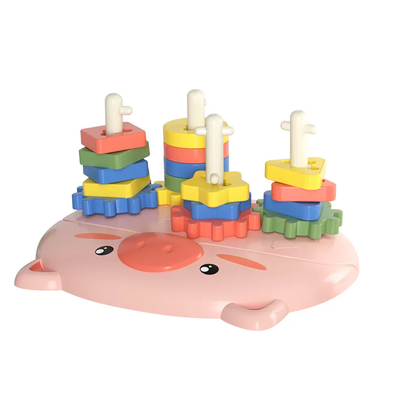 Gear Sleeve Column Toys Early Education Animals Pigs Geometry Color Cognition Childhood Creative Parenting Birthday Gifts 2022
Gear Sleeve Column Toys Early Education Animals Pigs Geometry Color Cognition Childhood Creative Parenting Birthday Gifts 2022