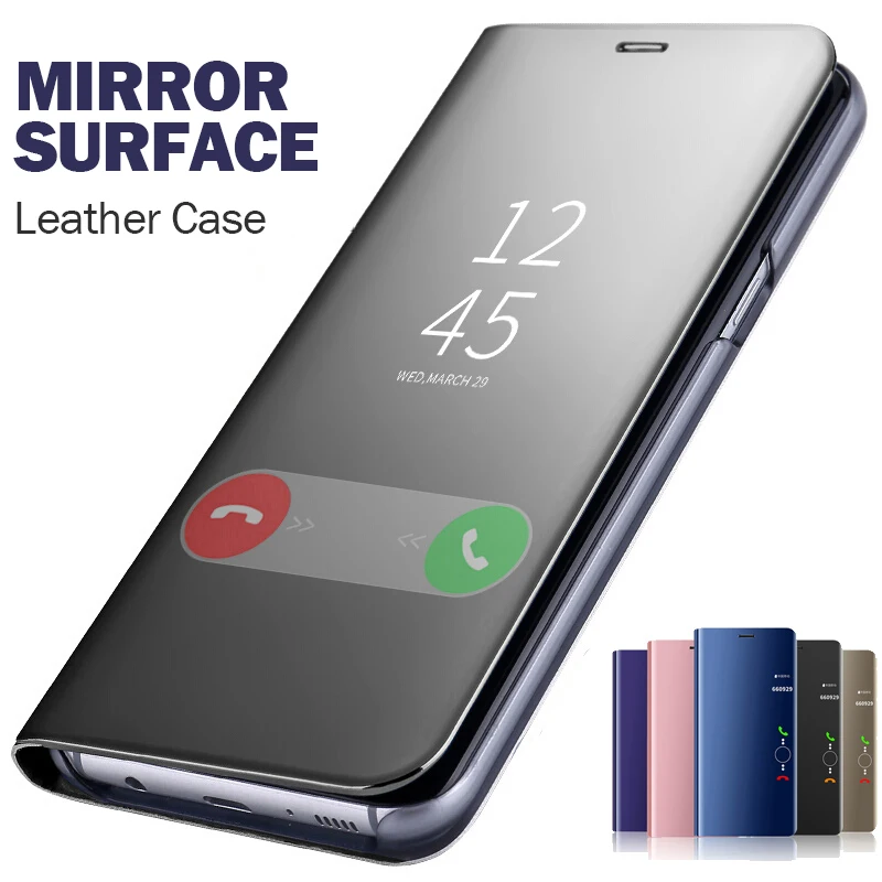 

For Samsung Galaxy S22 S21 S20 Note 20 Ultra PlusSmart Mirror Case Flip Protect Phone Cove For S 20 FE10 9 8 S6 S7 Edge Cases