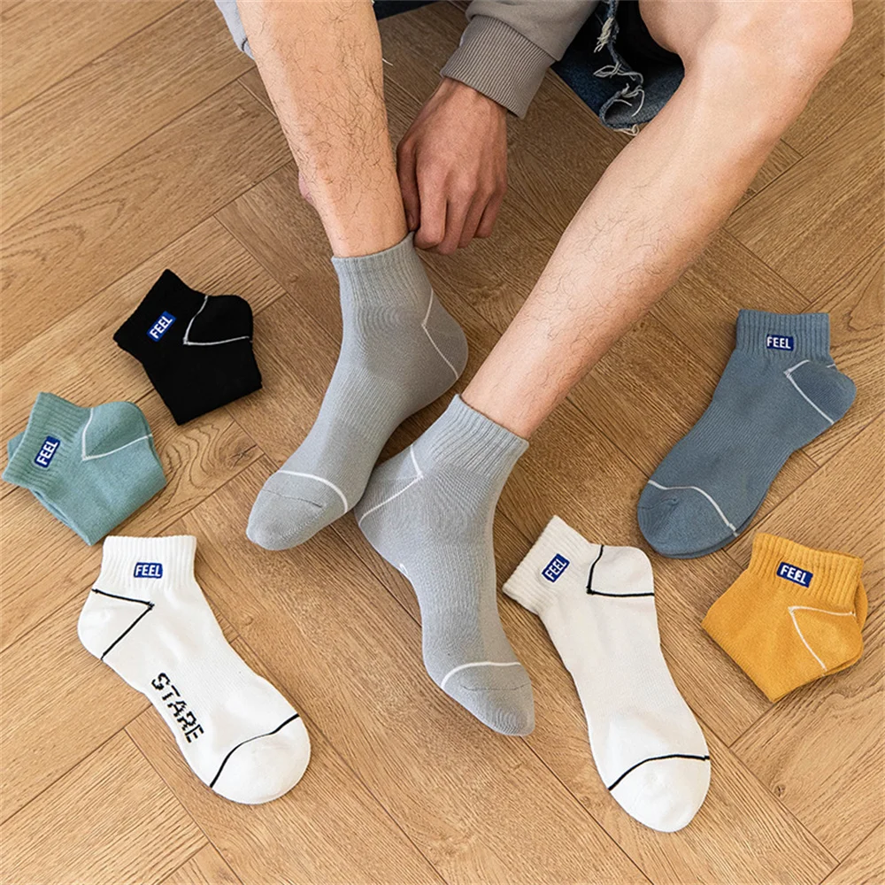 3 Pairs/lot Low Tube Stretchy Boat Socks for Men Socks Mesh Breathable Casual Sports Socks Absorb Sweat Ankle Socks Set meias
3 Pairs/lot Low Tube Stretchy Boat Socks for Men Socks Mesh Breathable Casual Sports Socks Absorb Sweat Ankle Socks Set meias