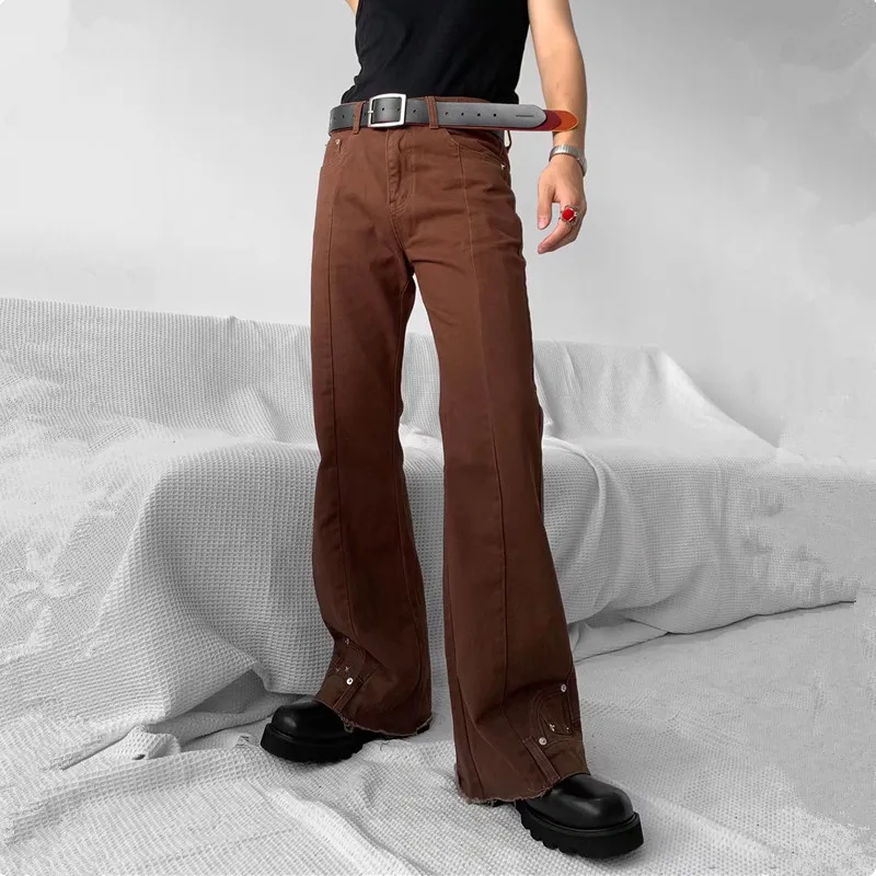 2022 New Fashion Vintage Brown Baggy Men Cargo Flare Jeans Pants High Street Hip Hop Women Casual Loose Denim Trousers Pantalon
2022 New Fashion Vintage Brown Baggy Men Cargo Flare Jeans Pants High Street Hip Hop Women Casual Loose Denim Trousers Pantalon