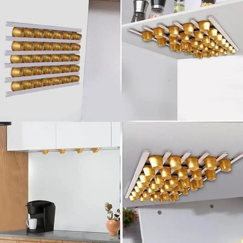 Coffee Capsule Holder Wall-mounted Space-saving Storage Rack Magnet Dual-use Nestle Coffee Capsule Coffee Storage Rack
Coffee Capsule Holder Wall-mounted Space-saving Storage Rack Magnet Dual-use Nestle Coffee Capsule Coffee Storage Rack