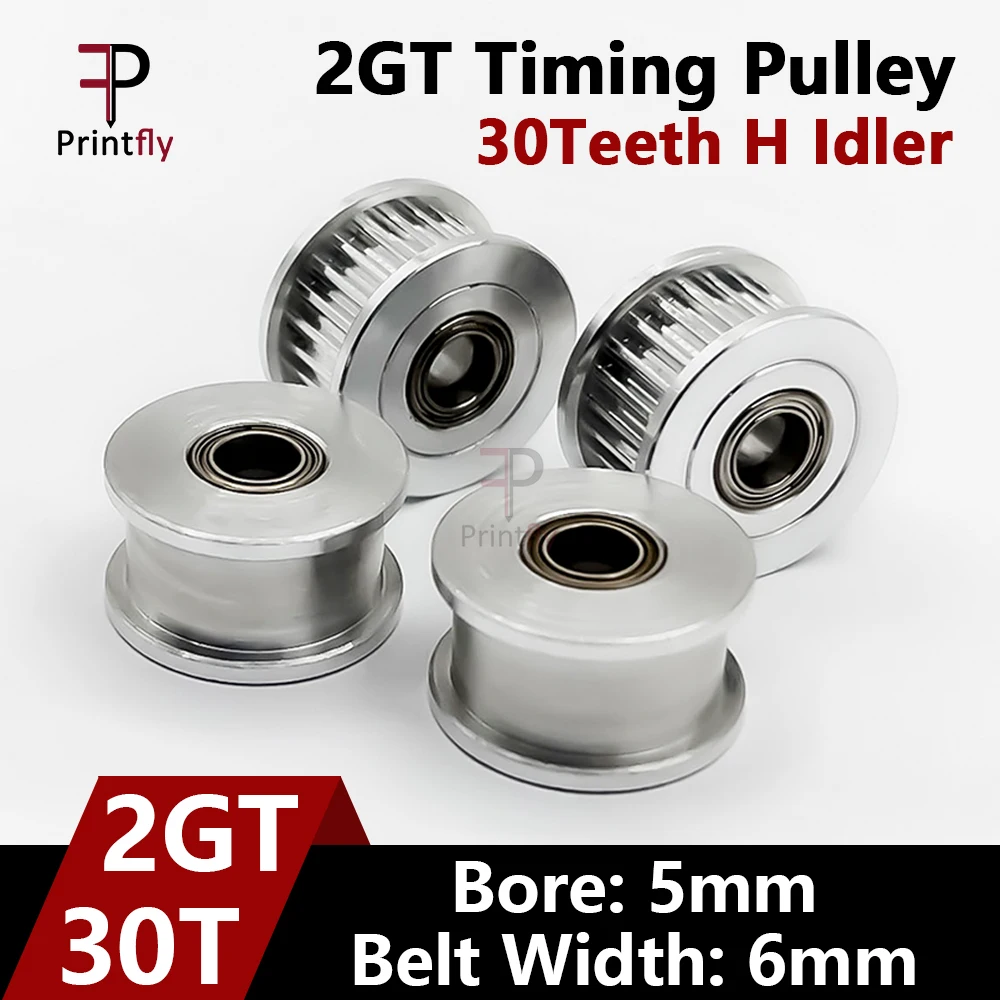 Printfly 2GT 30 зубчатый синхронный колесный натяжной шкив GT2, шкив ГРМ, отверстие 5 мм, Ширина ремня 6 мм с подшипниками, колесо натяжения
Printfly 2GT 30 зубчатый синхронный колесный натяжной шкив GT2, шкив ГРМ, отверстие 5 мм, Ширина ремня 6 мм с подшипниками, колесо натяжения