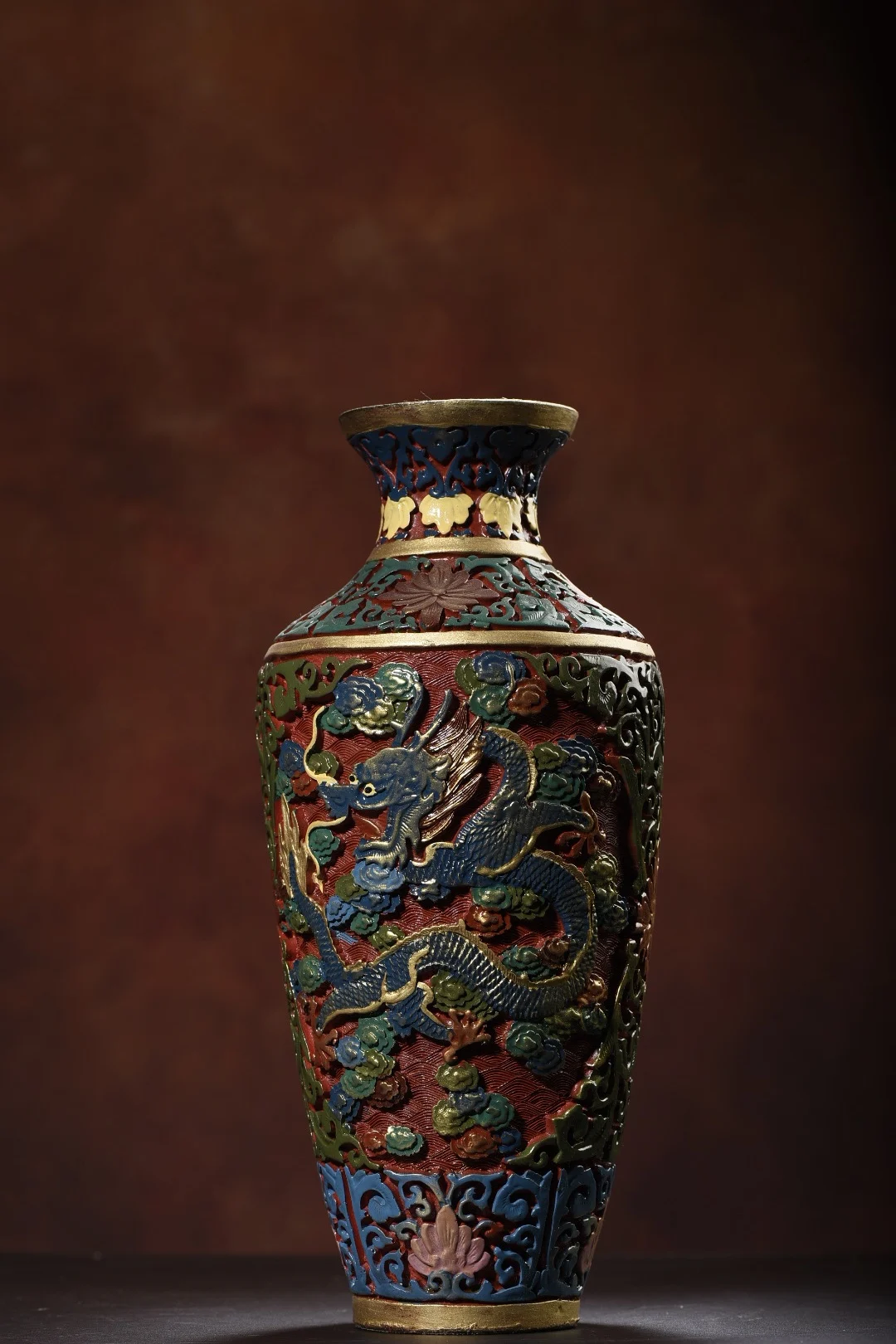 12"Tibetan Temple Collection Old Lacquerware Painted Landscape Dragon pattern Appreciating Bottles vase Ornaments Town house
12"Tibetan Temple Collection Old Lacquerware Painted Landscape Dragon pattern Appreciating Bottles vase Ornaments Town house