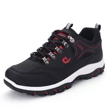 Mens Outdoor Hiking Sport Shoes Climbing Fashion Sneakers Men Hiking Shoes Anti Slip Rubber Sole Size Smaller Than Normal