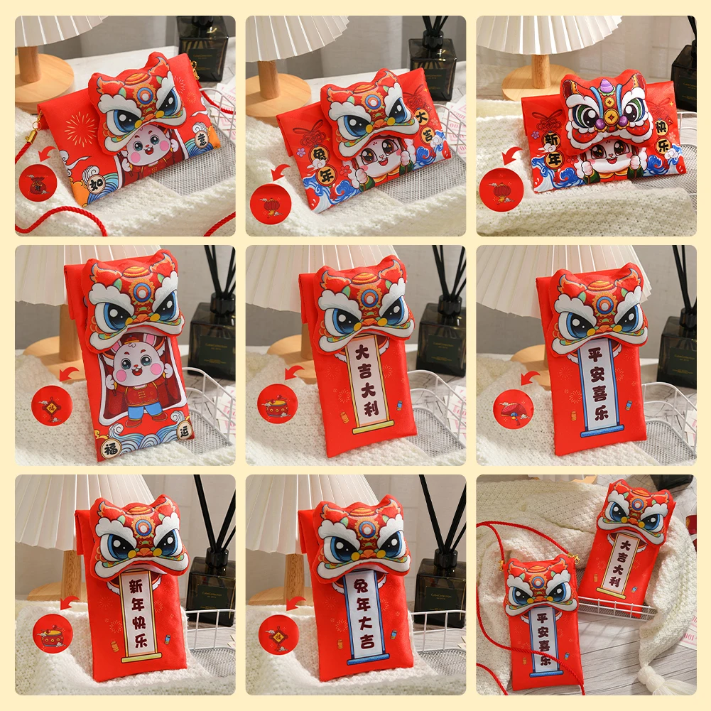 2023 Chinese New Year Red Envelope Large Capacity Spring Festival Year of The Rabbit 3D Rabbit Money Bag Lucky Red Pocket Gift
2023 Chinese New Year Red Envelope Large Capacity Spring Festival Year of The Rabbit 3D Rabbit Money Bag Lucky Red Pocket Gift