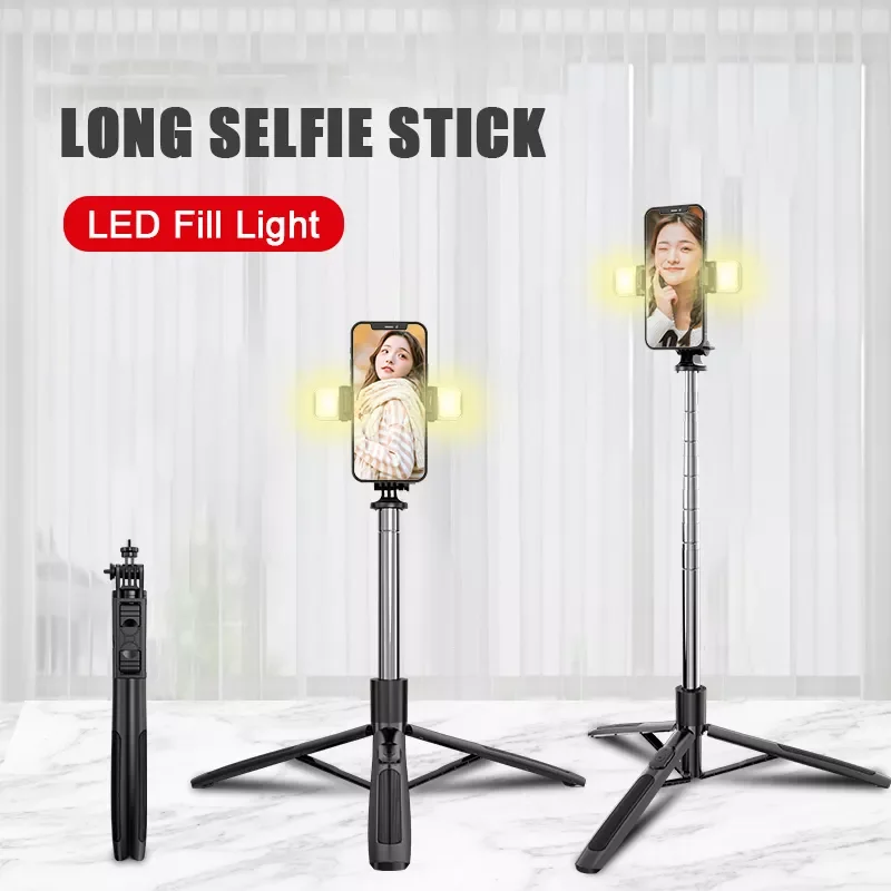 2022 New wireless bluetooth selfie stick Foldable big tripod with Remote shutter For IOS Android
2022 New wireless bluetooth selfie stick Foldable big tripod with Remote shutter For IOS Android