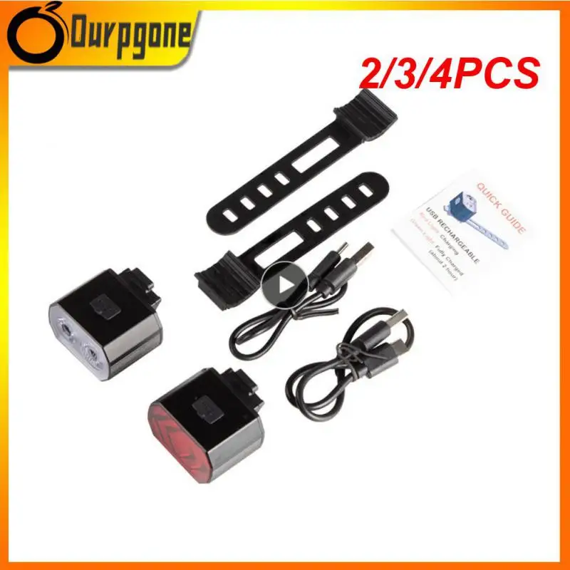 2/3/4PCS Memory Intelligence Type-c Charging Bicycle Light 13led Front Lamp Tail Lamp Aluminum Alloy Highlight Bike Lamp
2/3/4PCS Memory Intelligence Type-c Charging Bicycle Light 13led Front Lamp Tail Lamp Aluminum Alloy Highlight Bike Lamp