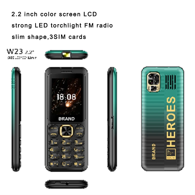 2022 SOYES W23 Mini Mobile Phone 3 SIM Card 3 Standby 2.2inch Tiny Screen Phone Bluetooth Dial Speed Dial Magic Voice Cellphone
2022 SOYES W23 Mini Mobile Phone 3 SIM Card 3 Standby 2.2inch Tiny Screen Phone Bluetooth Dial Speed Dial Magic Voice Cellphone