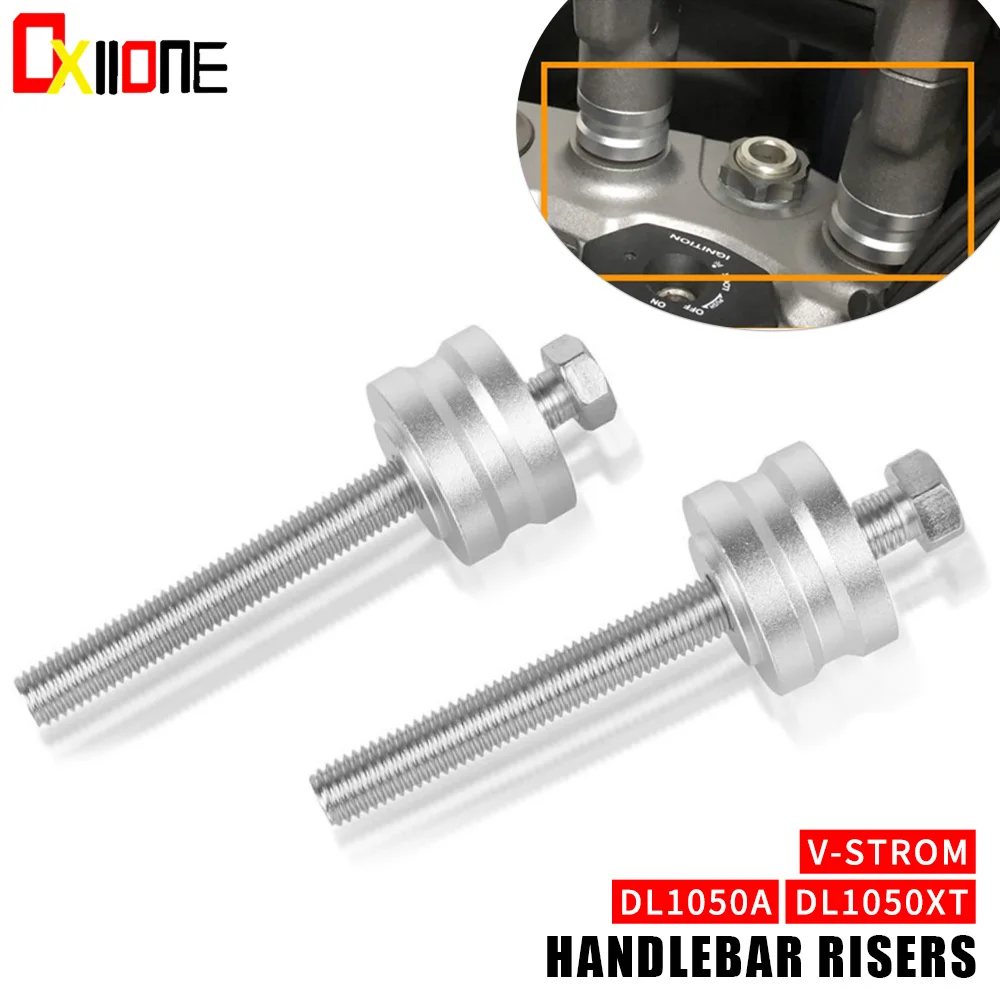 For SUZUKI VSTROM DL1050 A/XT V-Strom DL 1050 A DL1050 XT 2019 2020 Motorcycle parts CNC Aluminum Handlebar height increase
For SUZUKI VSTROM DL1050 A/XT V-Strom DL 1050 A DL1050 XT 2019 2020 Motorcycle parts CNC Aluminum Handlebar height increase
