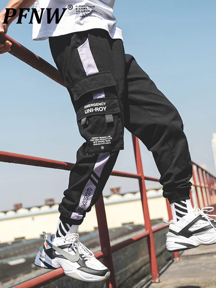 PFNW Men's Cargo Pants Techwear Functional Wind Contrast Color Elastic Waist Splicing High Street Streetwear Trousers Man
PFNW Men's Cargo Pants Techwear Functional Wind Contrast Color Elastic Waist Splicing High Street Streetwear Trousers Man