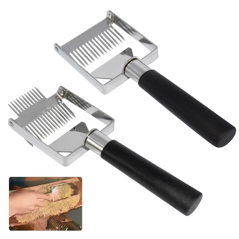 Stainless Steel Beekeeping Tools Honey Scraper Fork with Plastic Handle Uncapping Forks Beekeeper Bee Hive Bee Honey Tool
Stainless Steel Beekeeping Tools Honey Scraper Fork with Plastic Handle Uncapping Forks Beekeeper Bee Hive Bee Honey Tool