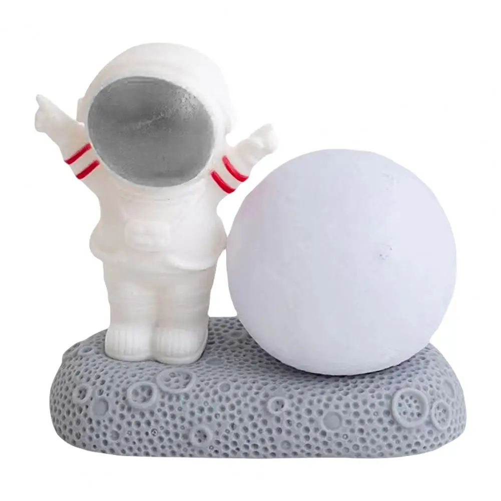 Desktop Lamp 2 Colors LED Light Plastic Decorative Excellent LED Moon Lamp with Cartoon Spaceman Ornament
Desktop Lamp 2 Colors LED Light Plastic Decorative Excellent LED Moon Lamp with Cartoon Spaceman Ornament