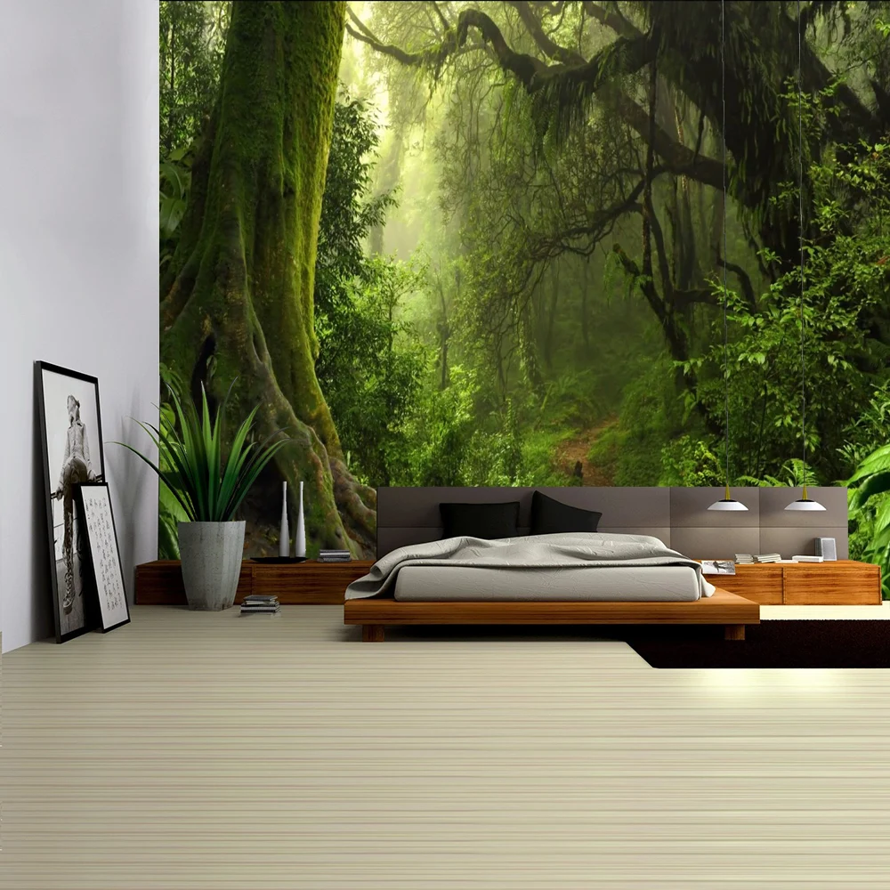 Forest Stream Tapestry Wall Hanging Sandy Beach Picnic Rug Camping Tent Sleeping Pad Home Decor Bedspread Sheet Wall Cloth
Forest Stream Tapestry Wall Hanging Sandy Beach Picnic Rug Camping Tent Sleeping Pad Home Decor Bedspread Sheet Wall Cloth