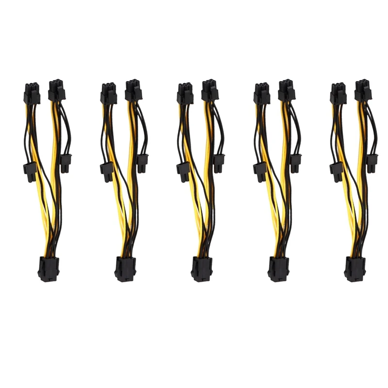 10Pcs Graphics Card Power Cord Dual 8Pin To 6Pin 6P To Dual 8P6+2 Power Supply Cord Extension Cord Power Cord
10Pcs Graphics Card Power Cord Dual 8Pin To 6Pin 6P To Dual 8P6+2 Power Supply Cord Extension Cord Power Cord