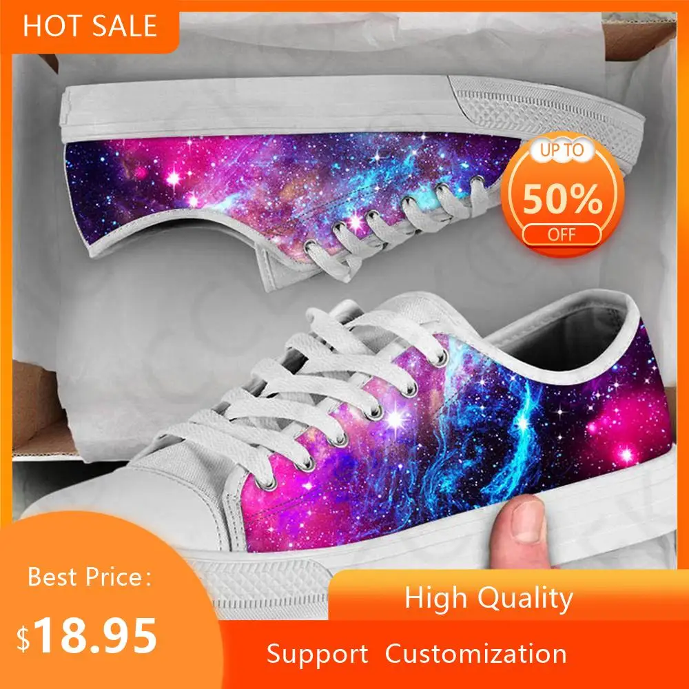 Galaxy Pattern Fashion Sneakers Canvas Casual Shoes Low Top Vulcanized Walking for Teen Girls Autumn Mens Womens Custom Shoe
Galaxy Pattern Fashion Sneakers Canvas Casual Shoes Low Top Vulcanized Walking for Teen Girls Autumn Mens Womens Custom Shoe