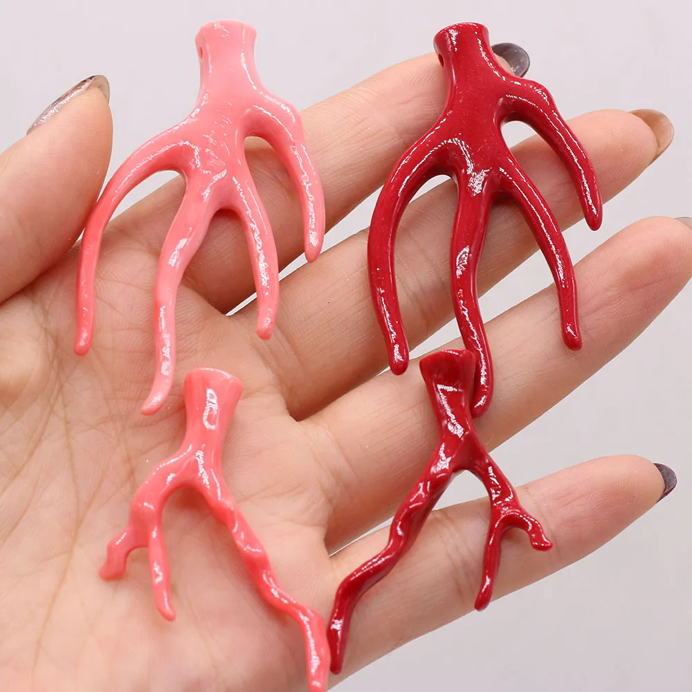 Natural Coral Pink Tree Branch Beads 2/4 Forks Crafts For Jewelry MakingDIY Necklace Bracelet Earring Accessory Charm Women Gift
Natural Coral Pink Tree Branch Beads 2/4 Forks Crafts For Jewelry MakingDIY Necklace Bracelet Earring Accessory Charm Women Gift