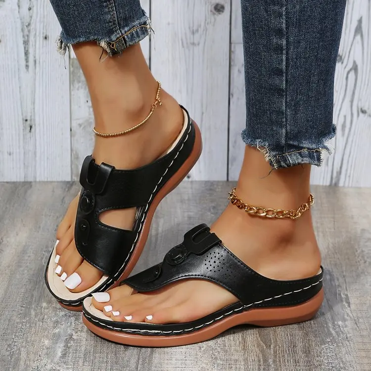 2022 Women's Slippers Wedge Sandals Summer Women's Wedge Platform Sandals 35-43 Medium Heel Comfort Slippers Solid Color
2022 Women's Slippers Wedge Sandals Summer Women's Wedge Platform Sandals 35-43 Medium Heel Comfort Slippers Solid Color