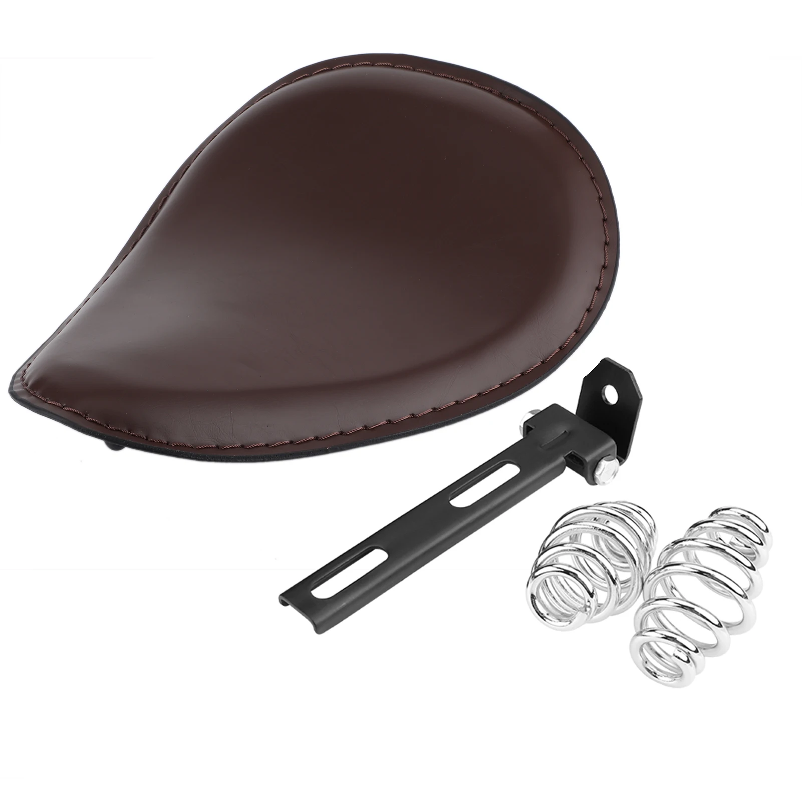 3 inch Motorcycle Leather Solo Seat W/ Mount Spring Bracket for Chopper Bobber Custom
3 inch Motorcycle Leather Solo Seat W/ Mount Spring Bracket for Chopper Bobber Custom