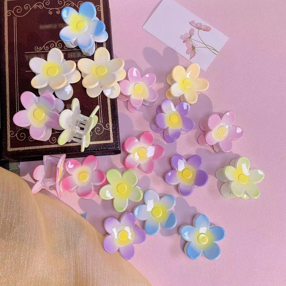 Summer Gradient Flower Acrylic Hair Clip For Women Girls Sweet Ponytail Hair Claw Shark Hairpin Barrettes Hair Accessories Gifts
Summer Gradient Flower Acrylic Hair Clip For Women Girls Sweet Ponytail Hair Claw Shark Hairpin Barrettes Hair Accessories Gifts