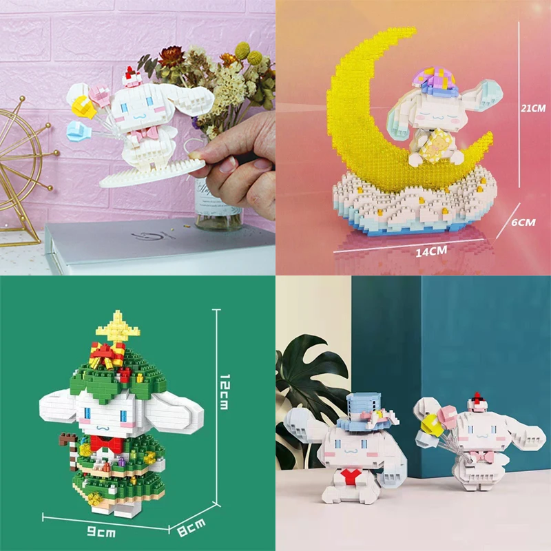 Sanrios Cinnamoroll Kawaii Anime Assembled Building Blocks Toys Cute Cartoon Peripheral Puzzle Model Children's Birthday Gift
Sanrios Cinnamoroll Kawaii Anime Assembled Building Blocks Toys Cute Cartoon Peripheral Puzzle Model Children's Birthday Gift