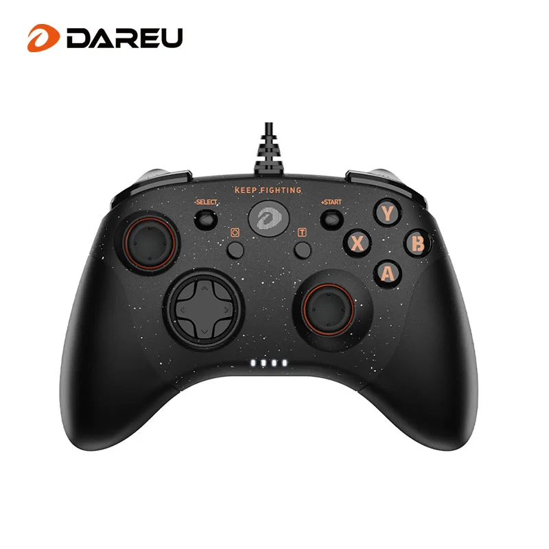 

DAREU Wired Gamepad 360° Joystick Controller U-shaped Cross Key Compatible with TV Switch Phone PC for Steam Games