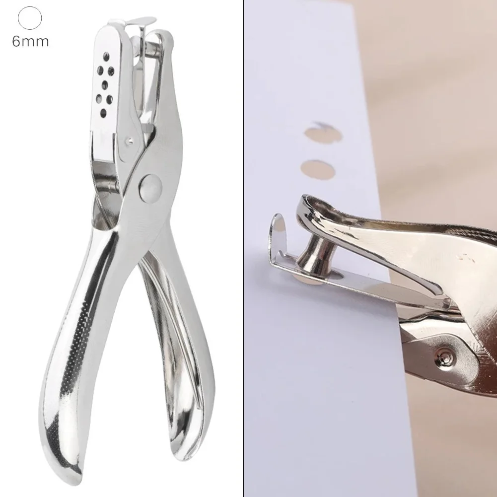 Hole Puncher Stainless Steel Hand-held Hole Punching Pliers 120*55*15mm Scrapbooking Loose-leaf Paper Cutter Tool
Hole Puncher Stainless Steel Hand-held Hole Punching Pliers 120*55*15mm Scrapbooking Loose-leaf Paper Cutter Tool