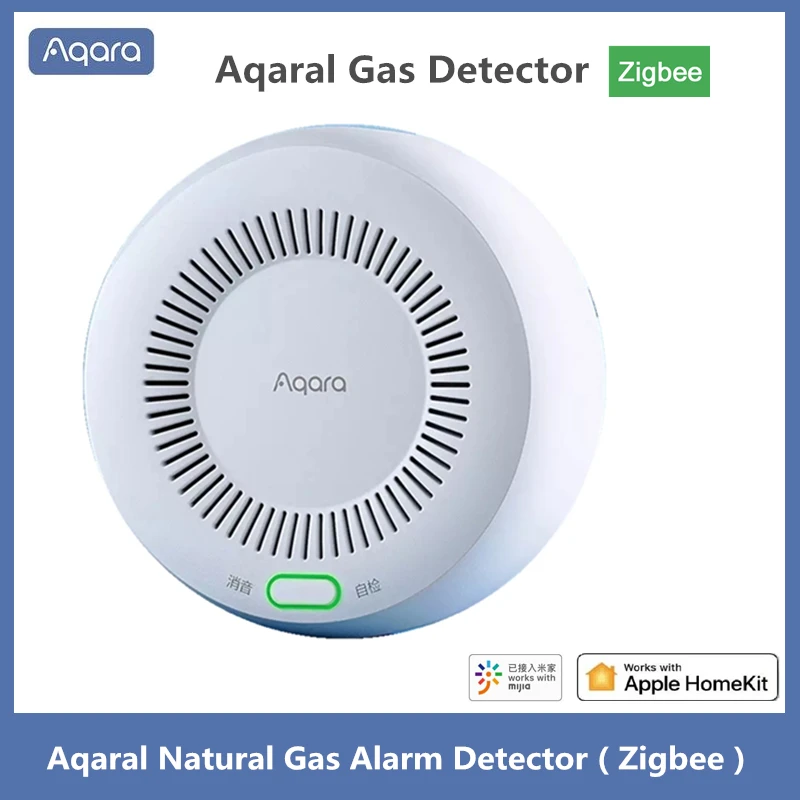Aqara Smart Natural Gas Detector Zigbee Gas Leak Alarm Intelligent Linkage Smart home security For Xiaomi mi home Homekit
Aqara Smart Natural Gas Detector Zigbee Gas Leak Alarm Intelligent Linkage Smart home security For Xiaomi mi home Homekit