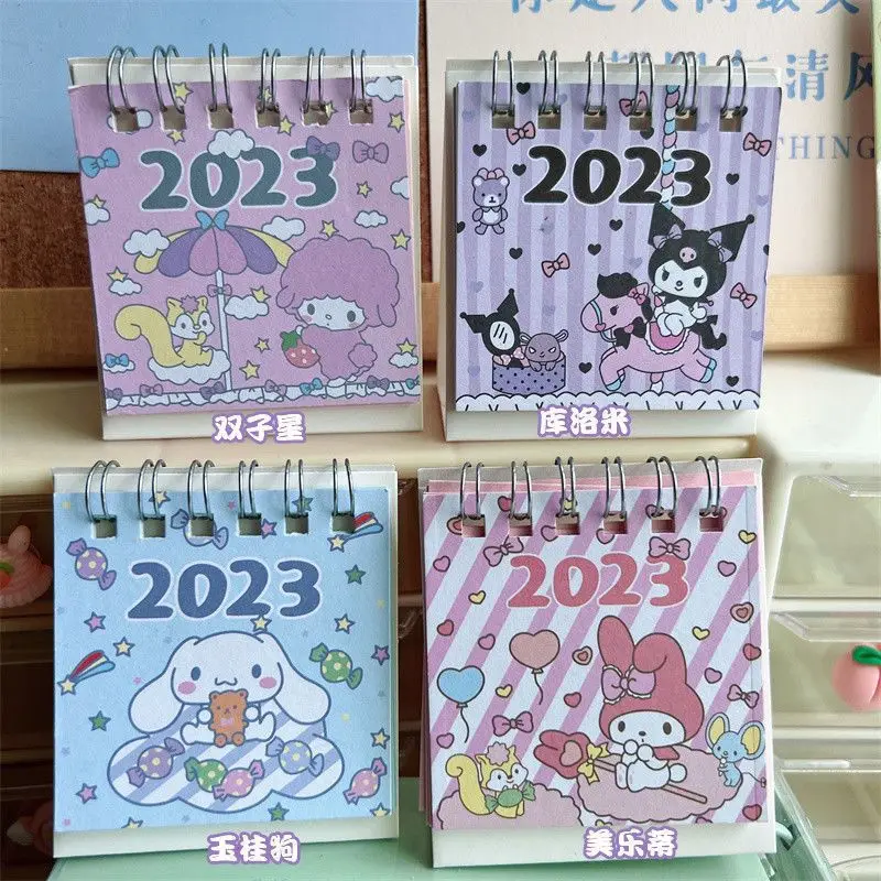 Anime Figure Sanrio Kawaii Kuromi My Melody Mini Desk Calendar Cute Cartoon Cinnamoroll Table Top Decoration Children Gifts Toys
Anime Figure Sanrio Kawaii Kuromi My Melody Mini Desk Calendar Cute Cartoon Cinnamoroll Table Top Decoration Children Gifts Toys