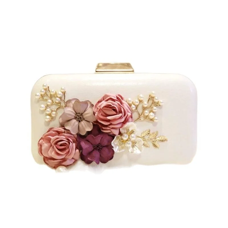 High Quality Handmade Flower Evening Clutch Bags Fashion Party Clutch Purse Wallet Wedding Dinner Bags
High Quality Handmade Flower Evening Clutch Bags Fashion Party Clutch Purse Wallet Wedding Dinner Bags