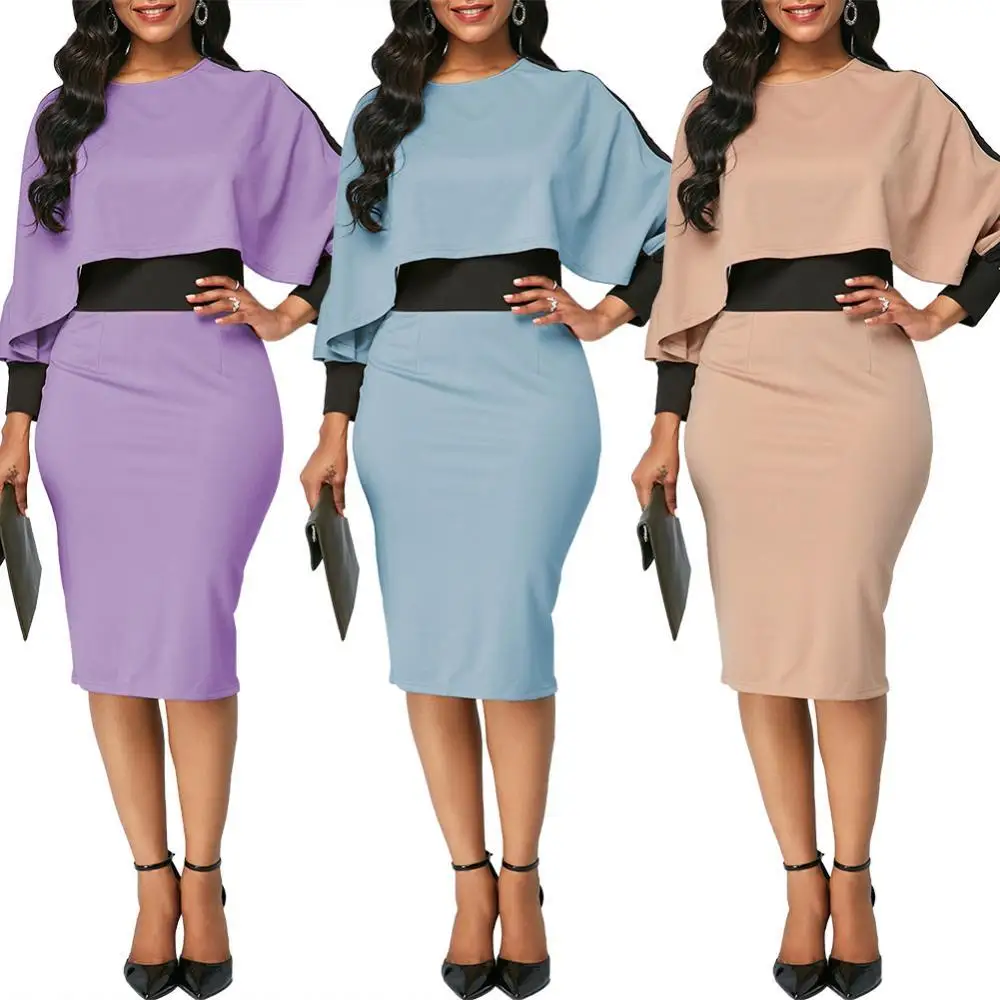 70% Hot Sell Christmas Casual Dresses for Women 2021 Plus Size Back Slit Color Block Overlay Long Sleeve Women Midi Sheath Dress
70% Hot Sell Christmas Casual Dresses for Women 2021 Plus Size Back Slit Color Block Overlay Long Sleeve Women Midi Sheath Dress