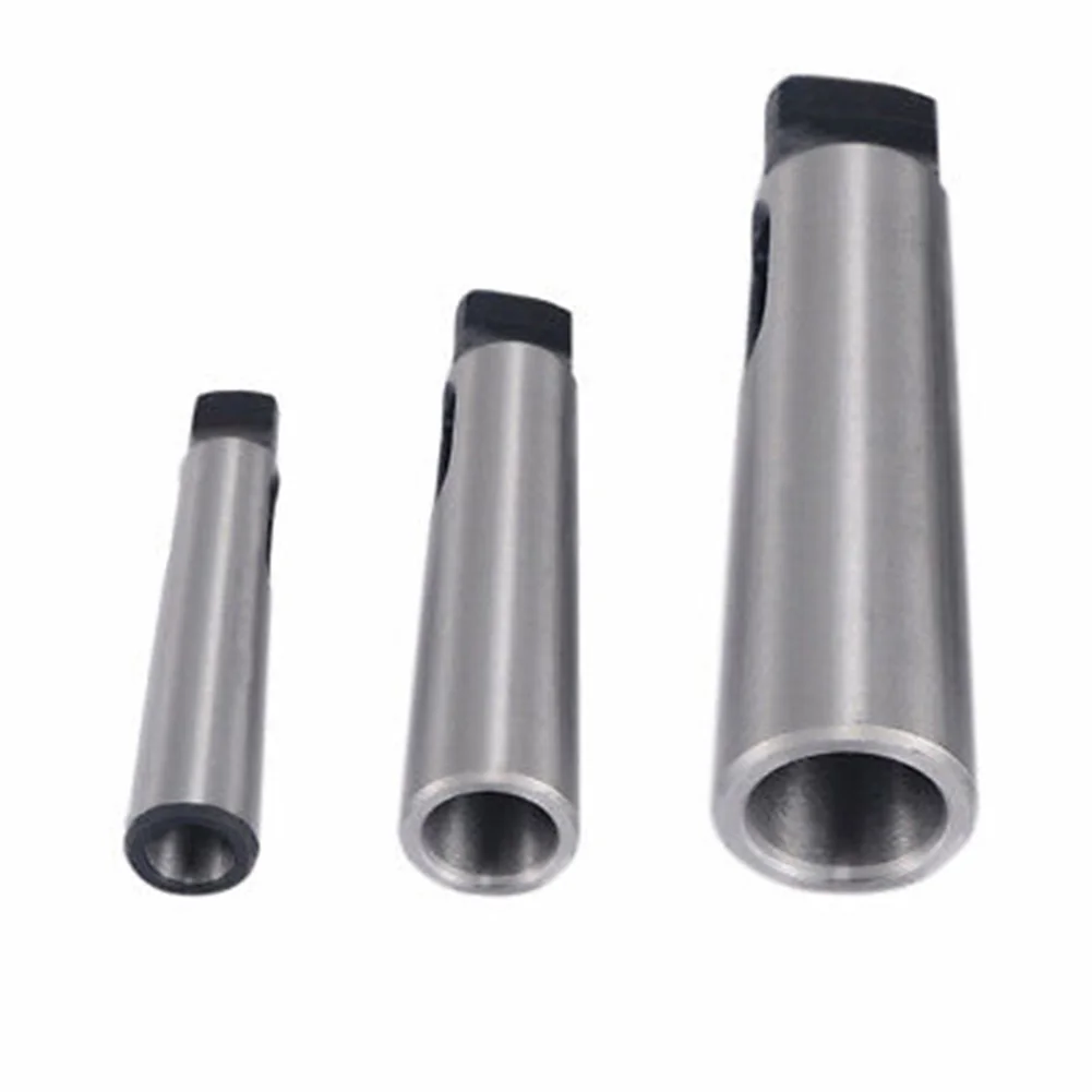 Morse Taper Adapter HRC58 MT1-MT2 MT2- MT3 MT3-MT4 Practical Reducing Drill Chuck Sleeve Tool 3* 3pcs 45# Steel
Morse Taper Adapter HRC58 MT1-MT2 MT2- MT3 MT3-MT4 Practical Reducing Drill Chuck Sleeve Tool 3* 3pcs 45# Steel