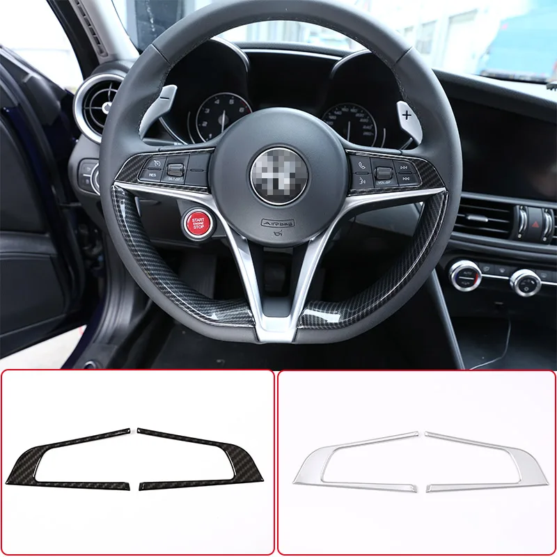 2 шт., хромированные аксессуары для руля Alfa Romeo Giulia Stelvio 2017 2018 2019
2 шт., хромированные аксессуары для руля Alfa Romeo Giulia Stelvio 2017 2018 2019