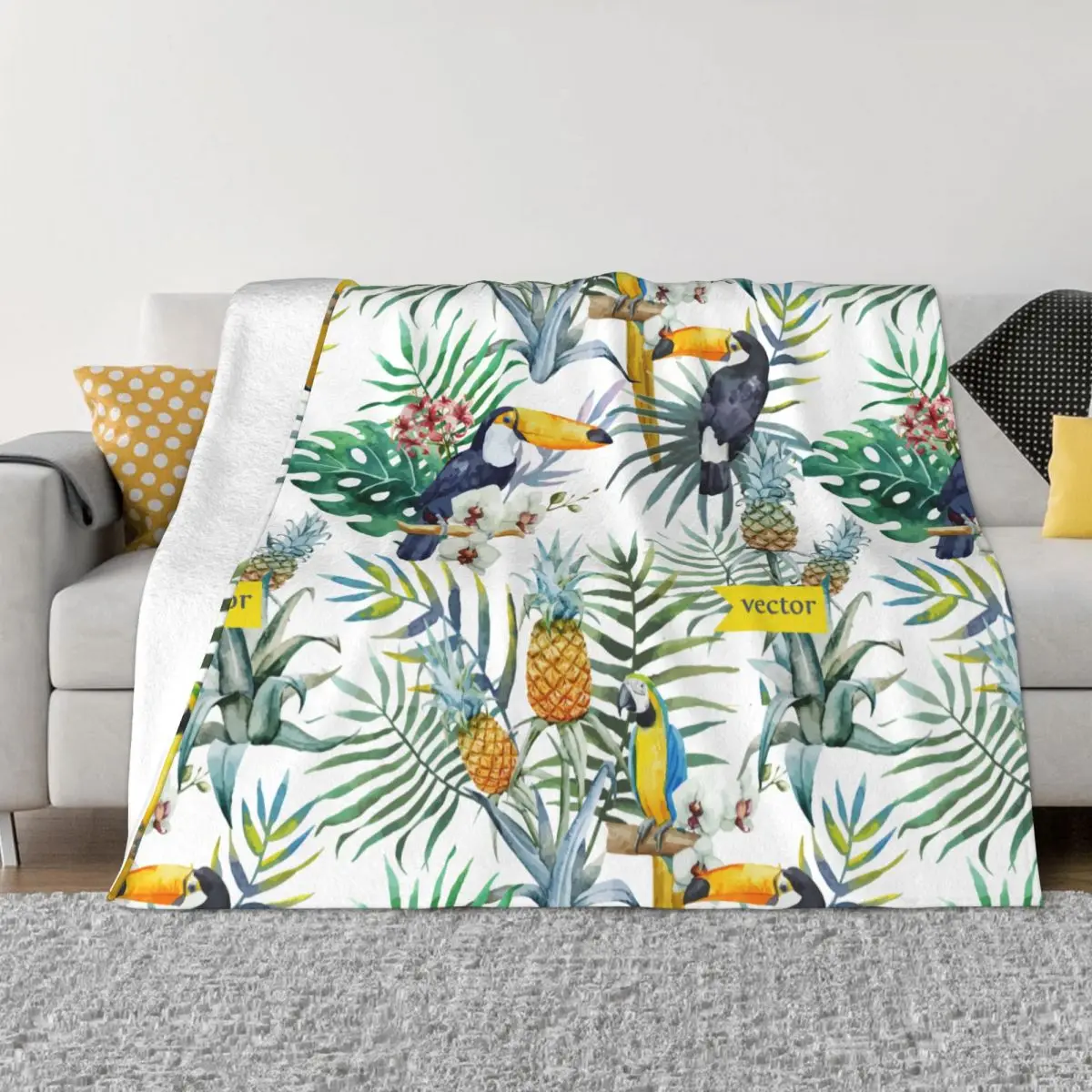 Summer Tropical Palm Leaves Blankets Fleece Printed Birds Multifunction Lightweight Thin Throw Blankets for Bedroom Rug Piece
Summer Tropical Palm Leaves Blankets Fleece Printed Birds Multifunction Lightweight Thin Throw Blankets for Bedroom Rug Piece