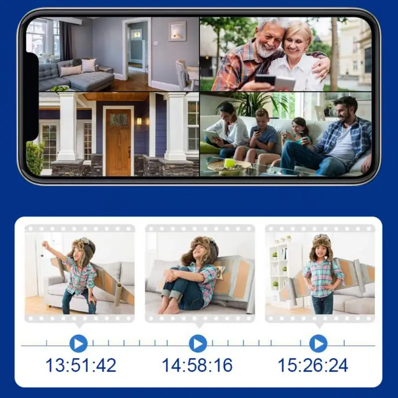 Wifi Camera Weatherproof Video Control 1080p Hd Motion Detection 360 Panoramic Monitoring Smart Home Surveillance Camera
Wifi Camera Weatherproof Video Control 1080p Hd Motion Detection 360 Panoramic Monitoring Smart Home Surveillance Camera