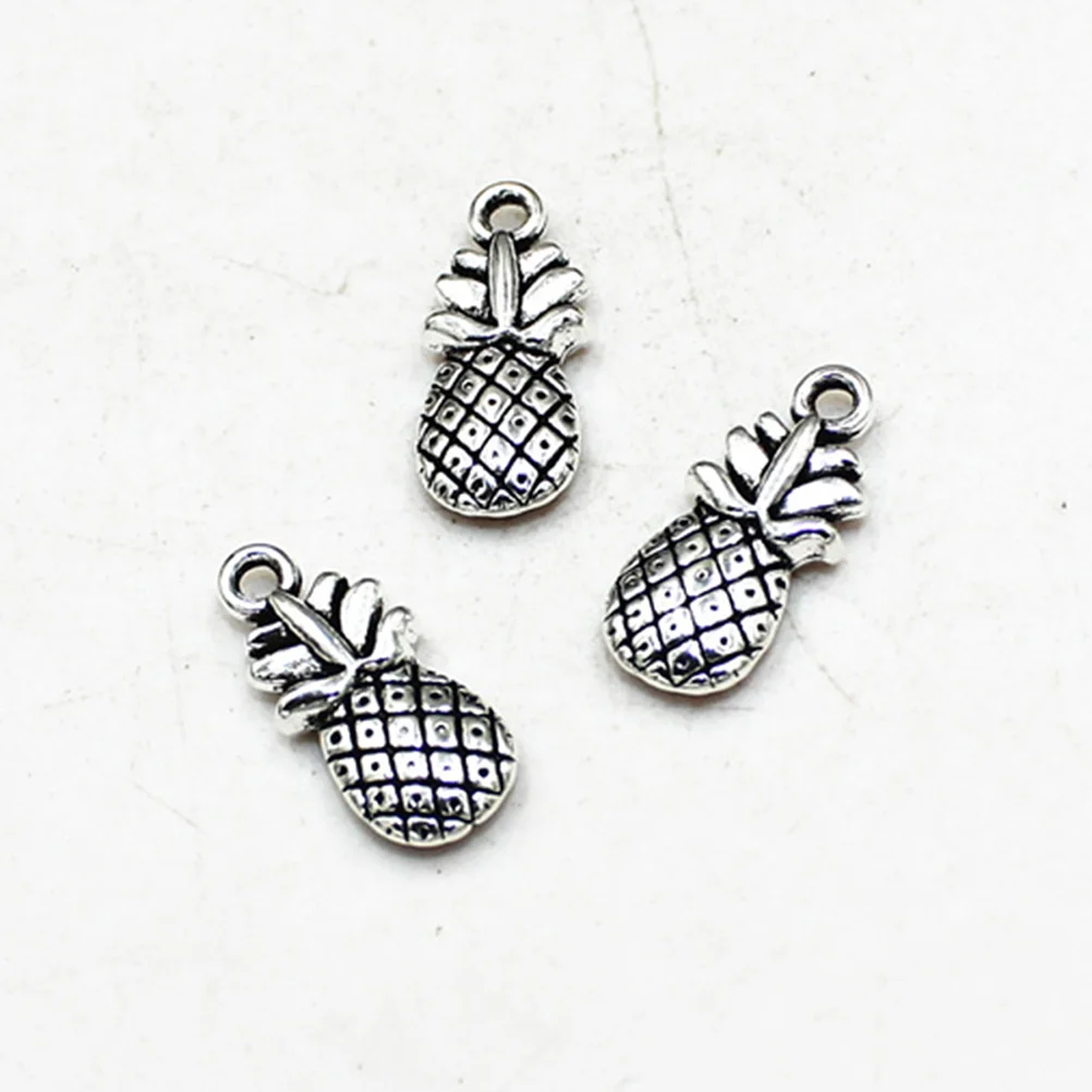 50pcs Tibetan Pendant Stainless Steel Charm Bracelet Stainless Steel Pineapple Loose Beads Collector Ornament for Necklace 
50pcs Tibetan Pendant Stainless Steel Charm Bracelet Stainless Steel Pineapple Loose Beads Collector Ornament for Necklace