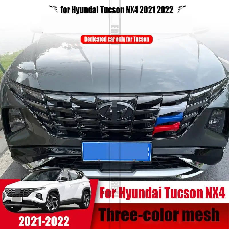 Tri-color grille grille trim strips for the three-color grille frame color strips modified exteriors dedicated for Tucson NX4 21
Tri-color grille grille trim strips for the three-color grille frame color strips modified exteriors dedicated for Tucson NX4 21