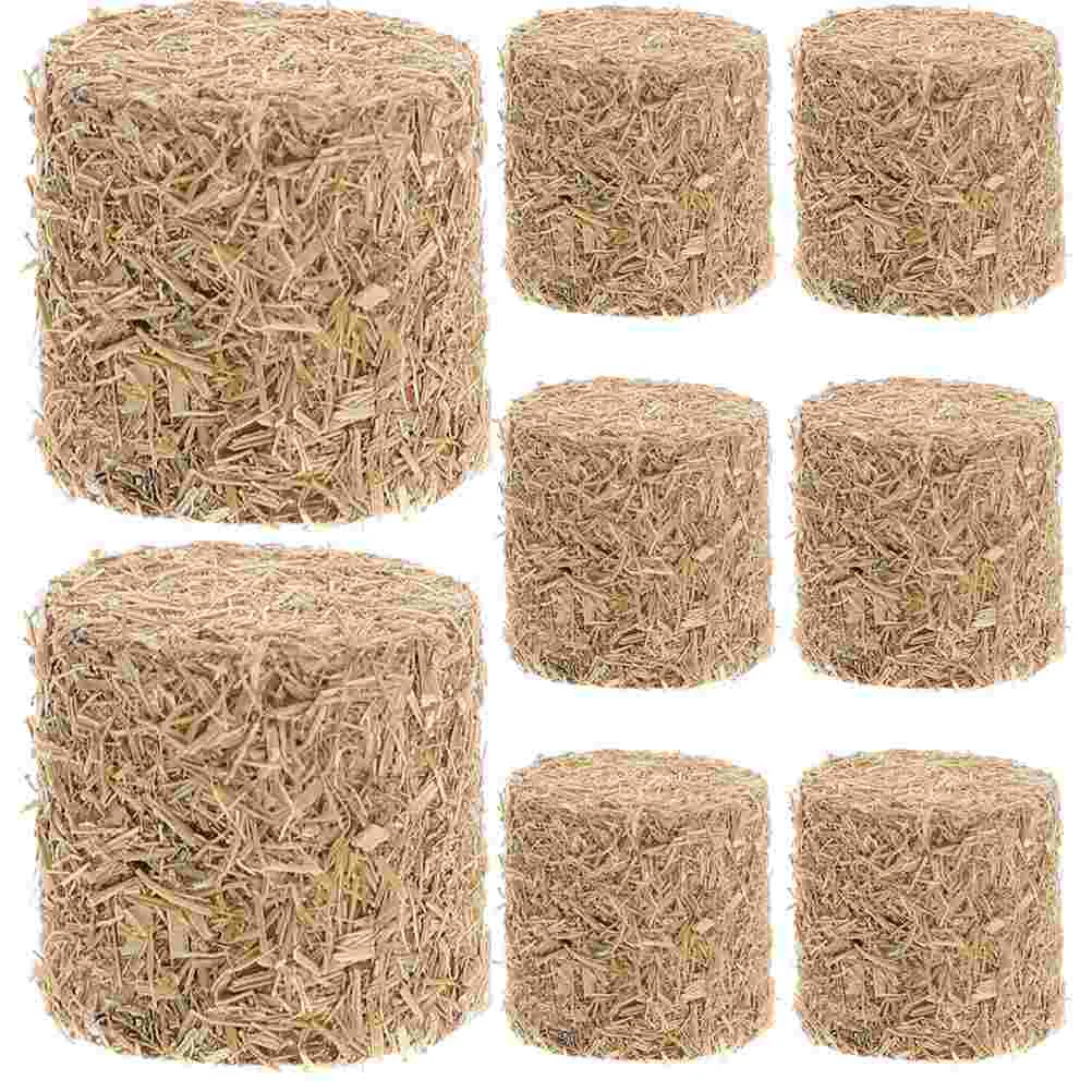 8 pcs Mini Simulated Hayrick Decor House Miniature Artificial Hayrick Photo Prop (Cylinder Shape)
8 pcs Mini Simulated Hayrick Decor House Miniature Artificial Hayrick Photo Prop (Cylinder Shape)