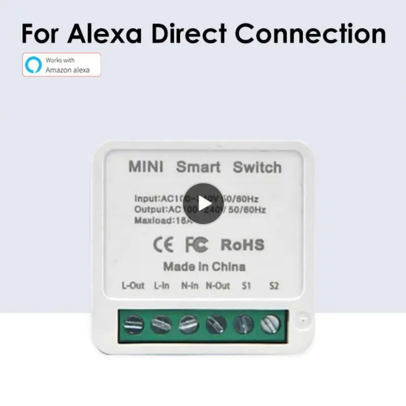 Smart Switch Wireless Ac 100-240v Mini Module Breaker Work With Alexa Timer Voice Control Diy Smart Home Automation
Smart Switch Wireless Ac 100-240v Mini Module Breaker Work With Alexa Timer Voice Control Diy Smart Home Automation