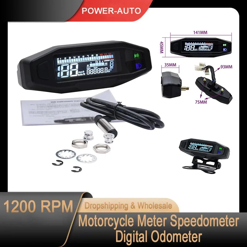 Speedometer Mini Universal RPM Meter Digital Odometer Electric Carburetor Injection Instrument For Motorcycle Speed Gauge Set
Speedometer Mini Universal RPM Meter Digital Odometer Electric Carburetor Injection Instrument For Motorcycle Speed Gauge Set