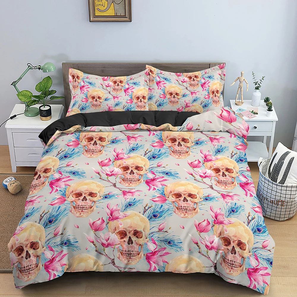 Комплект постельного белья с 3D-принтом черепа, пододеяльник со скелетом и застежкой-молнией для спальни, пододеяльник для 1, 2 или 2 кровати, 2/3 шт.
Комплект постельного белья с 3D-принтом черепа, пододеяльник со скелетом и застежкой-молнией для спальни, пододеяльник для 1, 2 или 2 кровати, 2/3 шт.