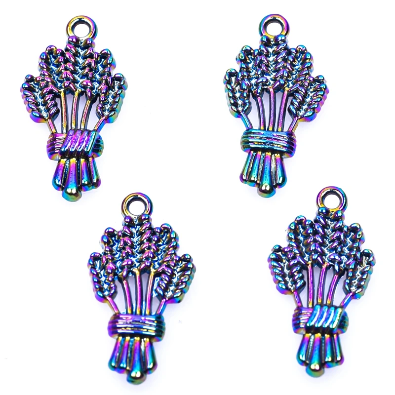 10PCS Alloy Rice Ears Shape Charms Pendant Accessory Rainbow Color Jewelry DIY Making Necklace Earring Metal Bulk Wholesale
10PCS Alloy Rice Ears Shape Charms Pendant Accessory Rainbow Color Jewelry DIY Making Necklace Earring Metal Bulk Wholesale