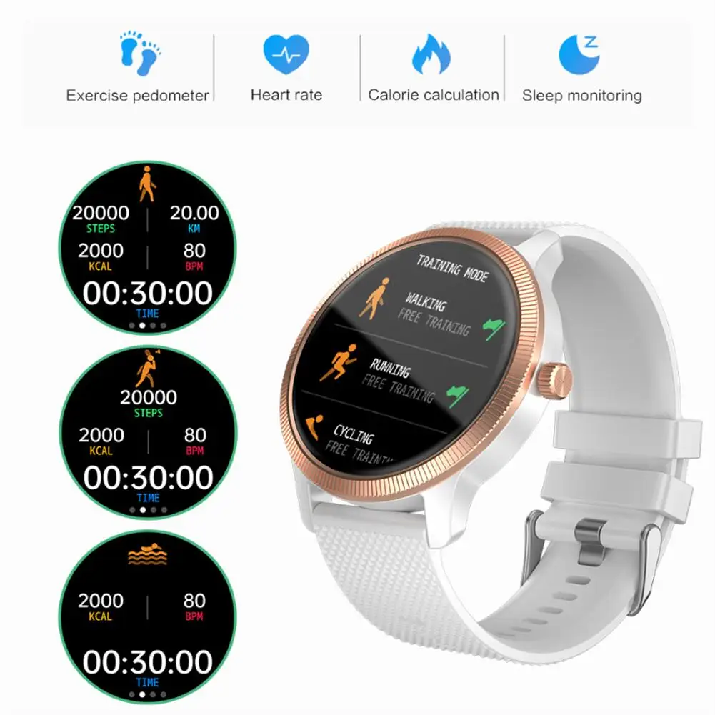 

Smart Watch 1.32-inch Hd Round Screen Ip67 Waterproof Bracelet Heart Rate Monitoring Calling Reminder Multi-functional Watches