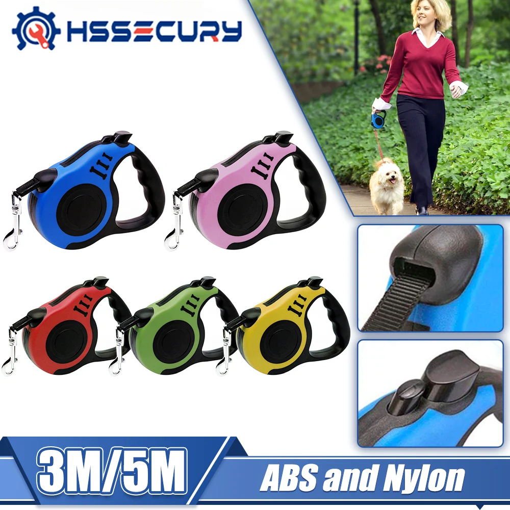 3M/5M Durable Retractable Dog Leash Automatic Retractable Nylon Dog Leash Dog And Cat Leash For Small And Medium Pet Tools
3M/5M Durable Retractable Dog Leash Automatic Retractable Nylon Dog Leash Dog And Cat Leash For Small And Medium Pet Tools