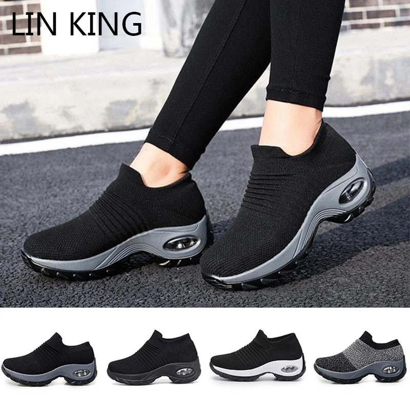 LIN KING New Plus Size Women Casual Shoes Height Increase Platform Swing Shoes Breathable Female Sports Sneakers Slip On Loafers
LIN KING New Plus Size Women Casual Shoes Height Increase Platform Swing Shoes Breathable Female Sports Sneakers Slip On Loafers