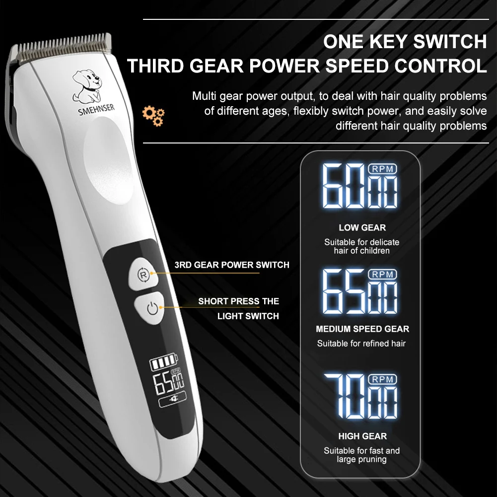 Dog Clipper Dog Hair Clippers Grooming (Pet/Cat/Dog/Rabbit) Haircut Trimmer Shaver Set Pets Rechargeable Professional
Dog Clipper Dog Hair Clippers Grooming (Pet/Cat/Dog/Rabbit) Haircut Trimmer Shaver Set Pets Rechargeable Professional