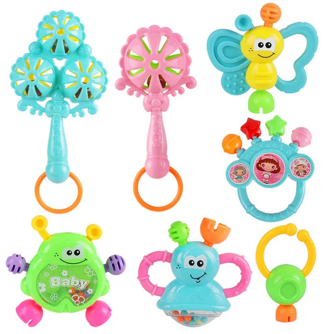 7pcs/Lot Infant Baby Toys Rattles Newborn Kids Hand Bell Children Developmental ABS Games Baby Toys 0-12 Months
7pcs/Lot Infant Baby Toys Rattles Newborn Kids Hand Bell Children Developmental ABS Games Baby Toys 0-12 Months
