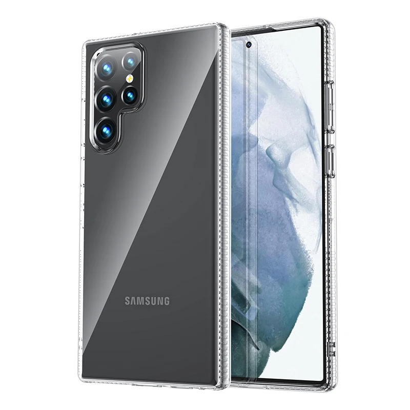 360° Protection Rugged Shield Clear Case for Samsung S22/S22+/S22 Ultra/S22 Note Airbags Shockproof Defender Back Cover Case
360° Protection Rugged Shield Clear Case for Samsung S22/S22+/S22 Ultra/S22 Note Airbags Shockproof Defender Back Cover Case
