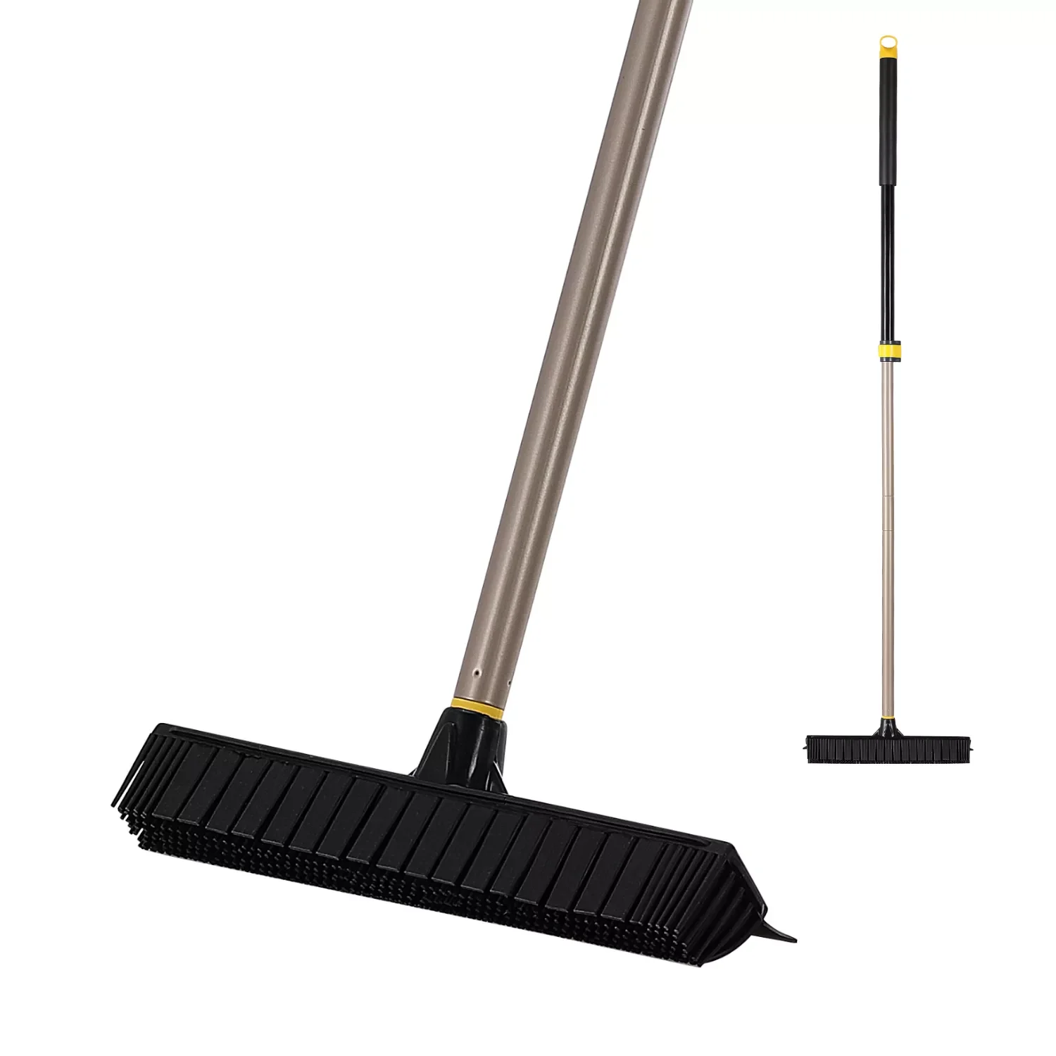Telescopic Broom Rubber Bristles Carpet Brush Floor Carpet Sweeper Edge with 53 inch Adjustable Long Handle for Tile
Telescopic Broom Rubber Bristles Carpet Brush Floor Carpet Sweeper Edge with 53 inch Adjustable Long Handle for Tile