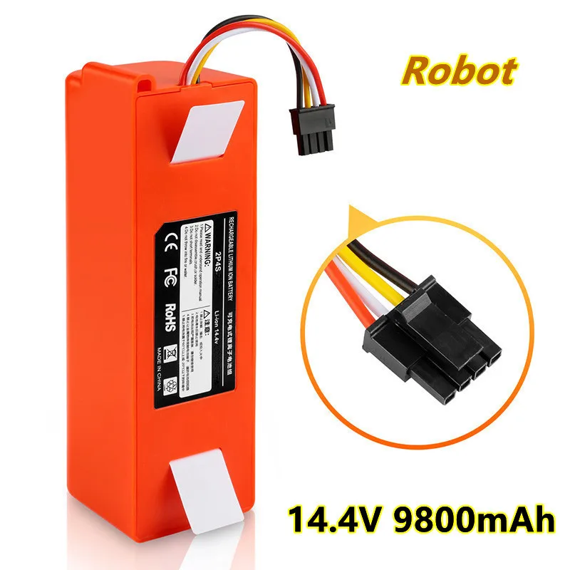 100% New14.4V 9800mAh Robotic Vacuum cleaner Replacement Battery Robot Roborock S50 S51 S55 Accessory Spare Parts li-ion battery
100% New14.4V 9800mAh Robotic Vacuum cleaner Replacement Battery Robot Roborock S50 S51 S55 Accessory Spare Parts li-ion battery