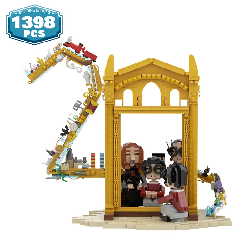 MOC Magic Movie Timelapse Scene Building Block Set Action Figures Classic Movie Collection Model Brick Assembly Children's Toy
MOC Magic Movie Timelapse Scene Building Block Set Action Figures Classic Movie Collection Model Brick Assembly Children's Toy